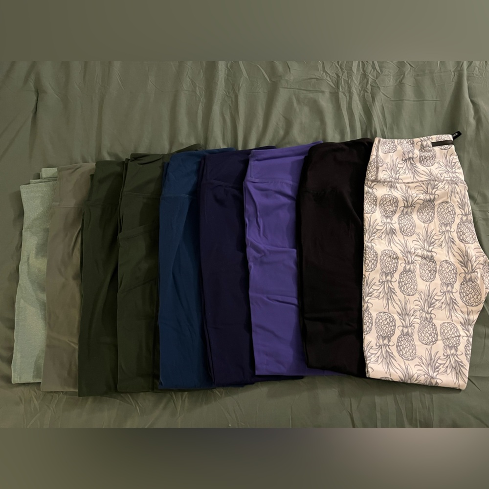 9 pairs Love Fitness Leggings EUC